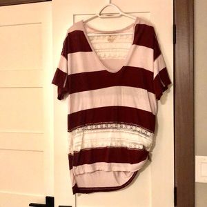 Oversized we the free shirt